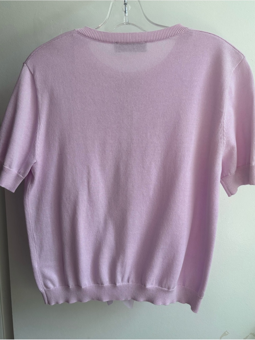 ZARA Lilac Ruffle-Front Button Cardigan - Picture 5 of 7